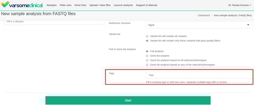 Setting up FASTQ analysis